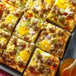 Sausage and Cheese Sheet-Pan Breakfast Pizza First Image