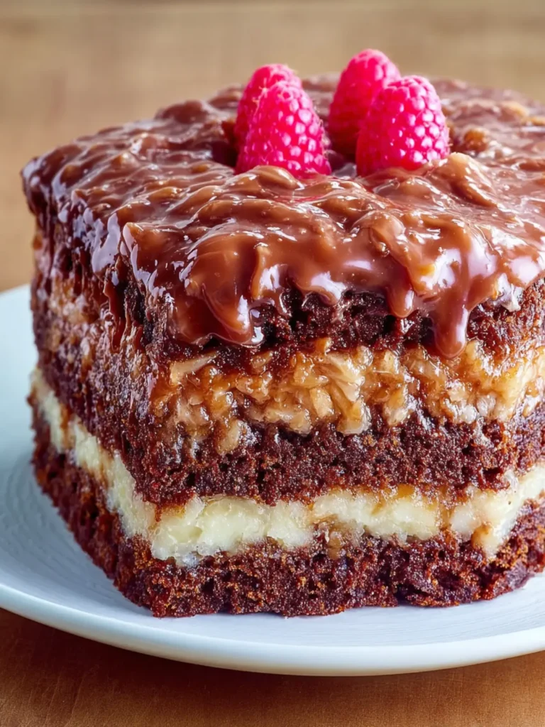 German Chocolate Cake {With Cake Mix} First Image