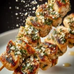 Irresistible Ranch Garlic Parmesan Chicken Skewers Recipe First Image