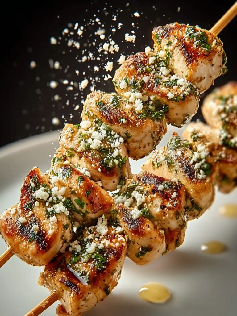 Irresistible Ranch Garlic Parmesan Chicken Skewers Recipe First Image