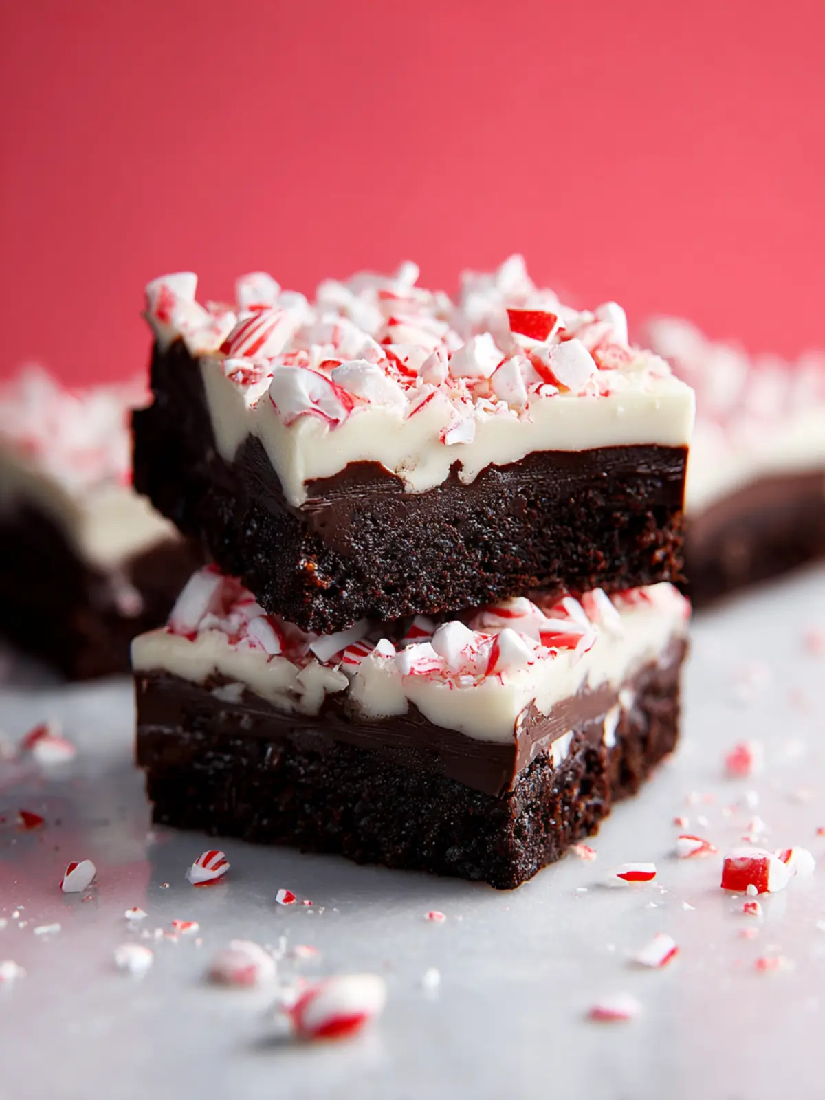 Peppermint Bark Brownies First Image