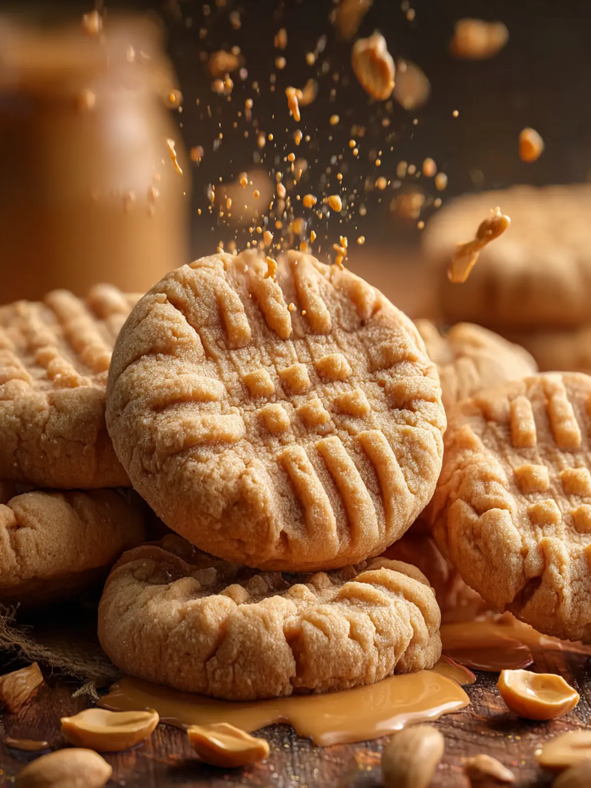 Peanut Butter Sugar Cookies First Image