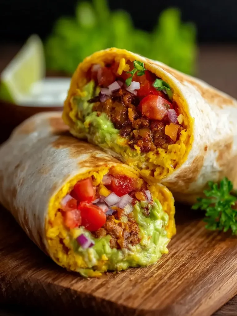 10-Minute Vegan Burrito Wraps First Image
