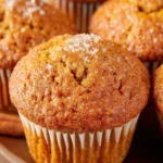 Bakery Style Spiced Gingerbread Muffins First Image