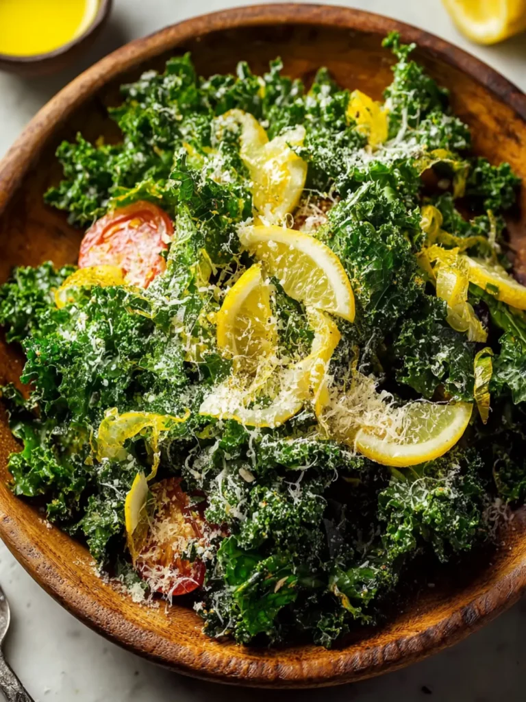 Lemon Parm Kale Salad First Image