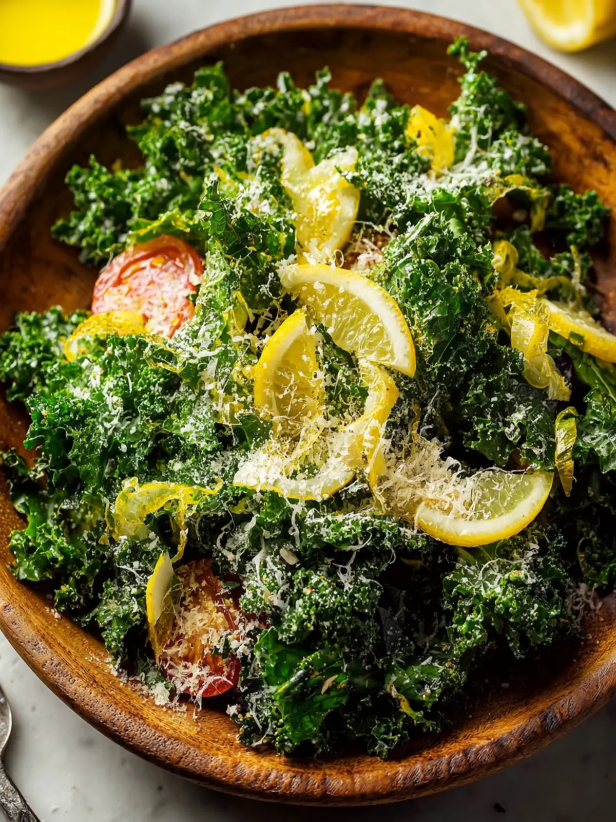 Lemon Parm Kale Salad First Image