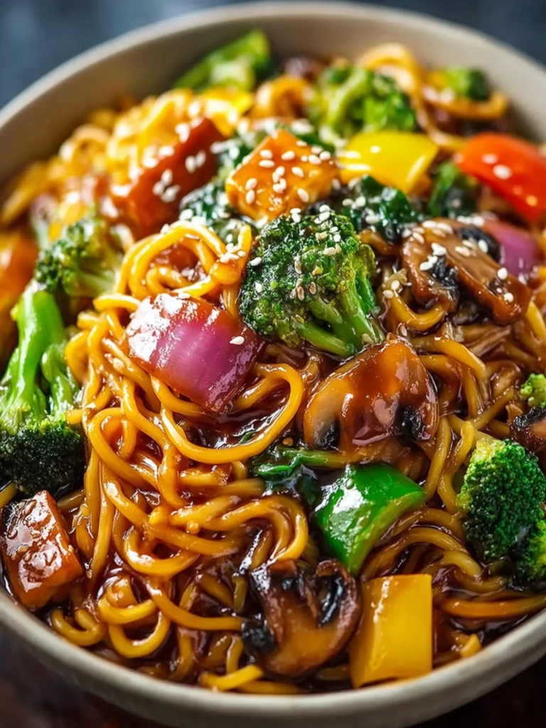 Vegan Teriyaki Noodle Bowl First Image