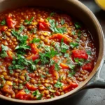 Discover Sweet and Spicy Harissa Lentil Stew Delight First Image