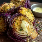 Irresistible Roasted Cabbage Wedges with Garlic Aioli First Image