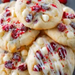 Holiday White Chocolate Cranberry Cookies First Image