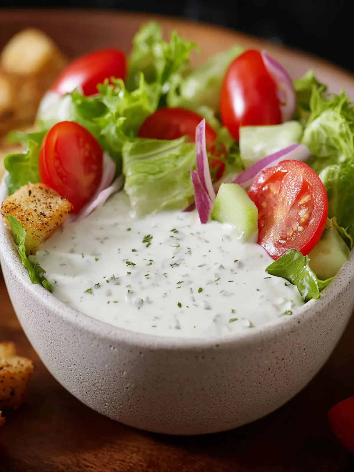 Homemade Ranch Dressing First Image