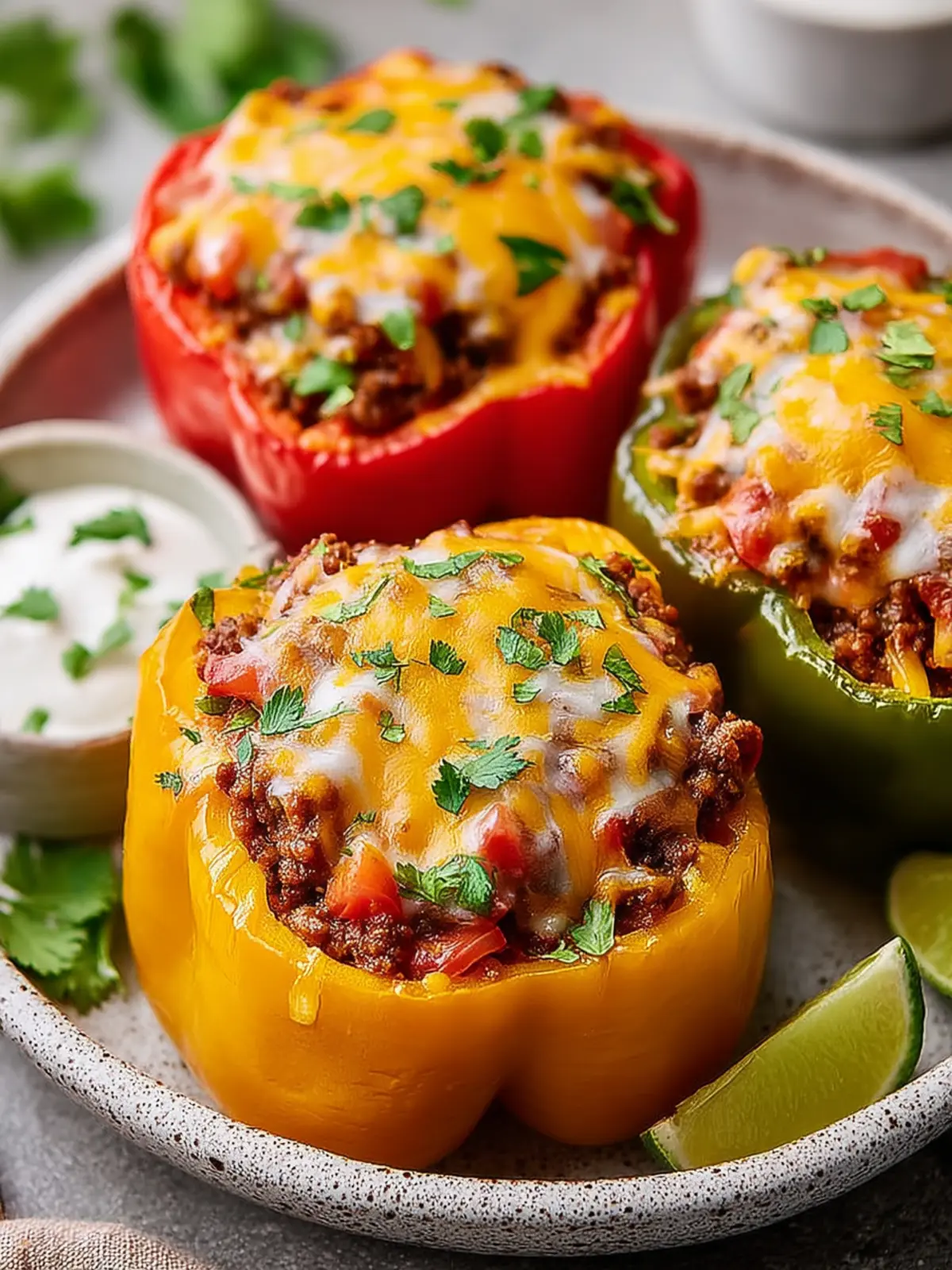 Taco Stuffed Peppers: A Flavorful Fiesta in Minutes First Image