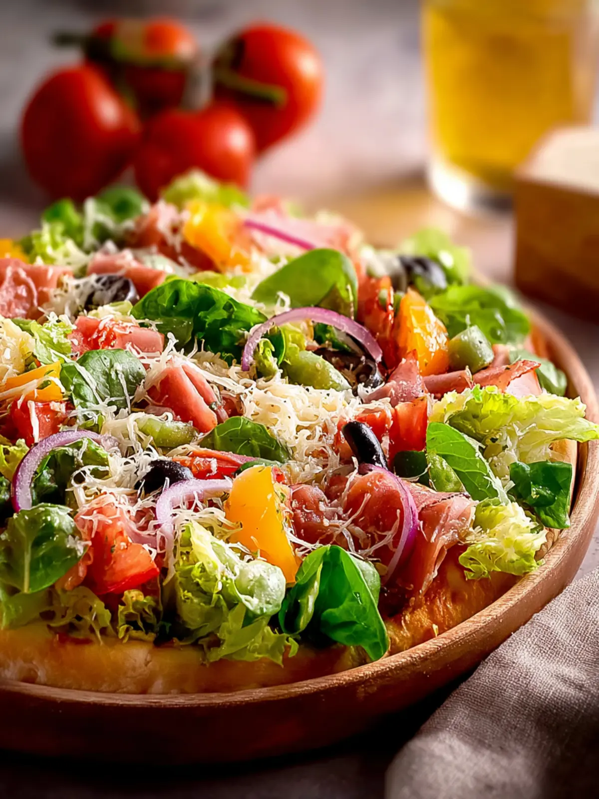 Delicious Pizza Salad Recipe First Image