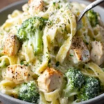 Crock Pot Chicken Alfredo with Broccoli First Image