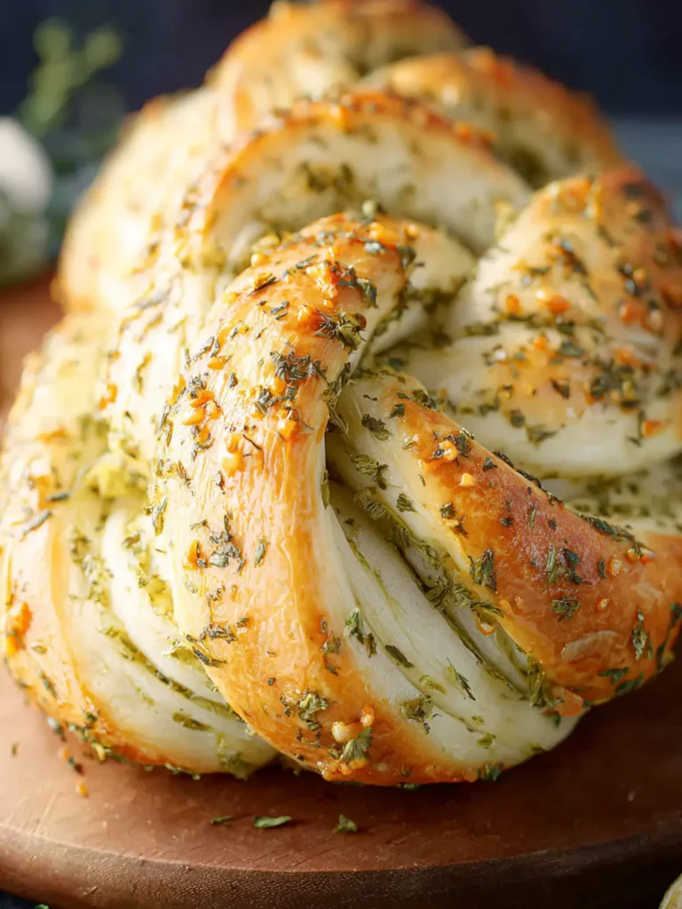 Garlic Herb Twist Bread First Image