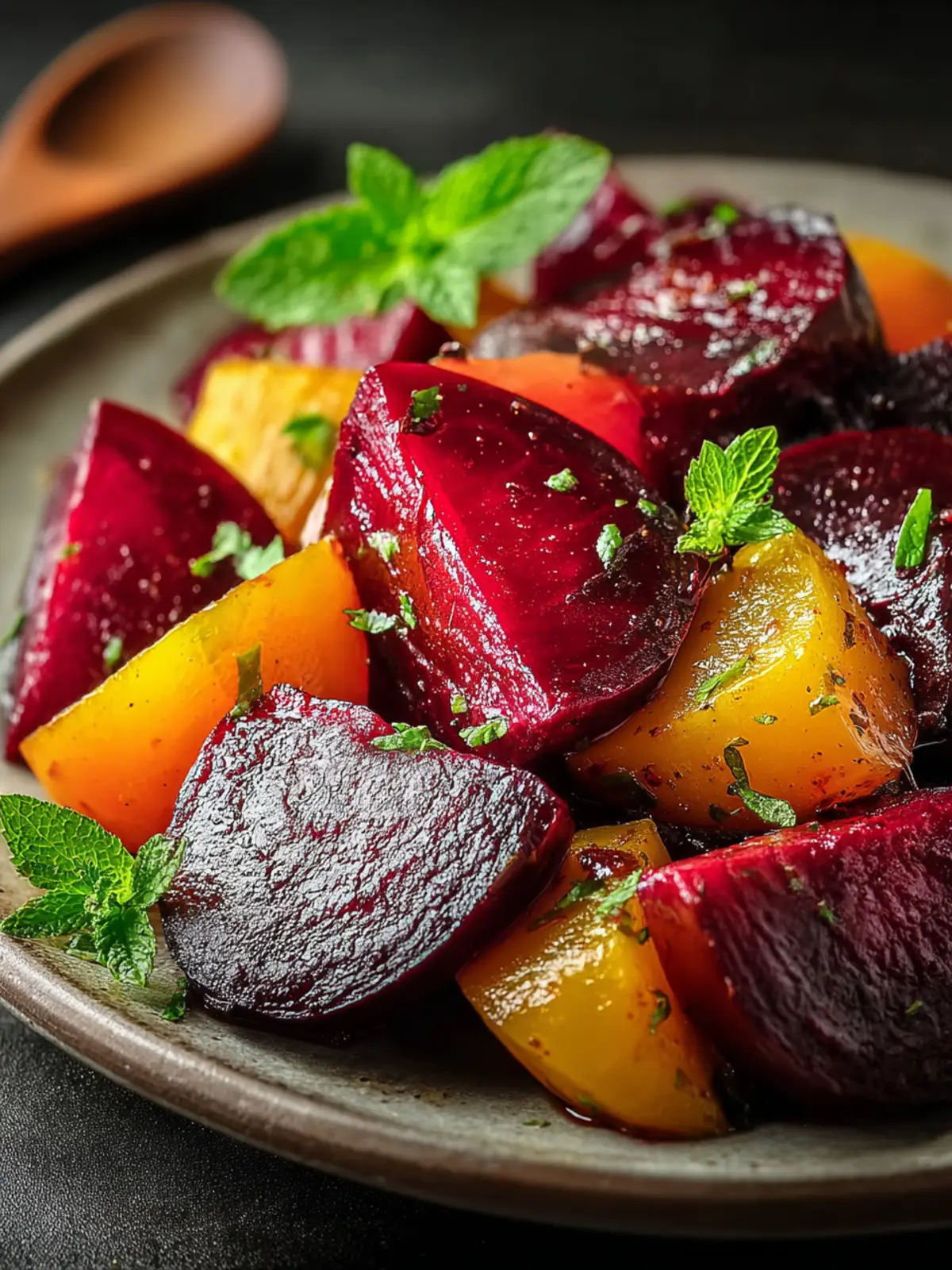 Irresistible Balsamic Honey Roasted Beets Recipe First Image