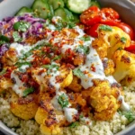 Flavorful Roasted Cauliflower Shawarma Bowls Recipe First Image