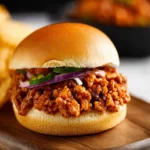 Cajun Chicken Sloppy Joes First Image
