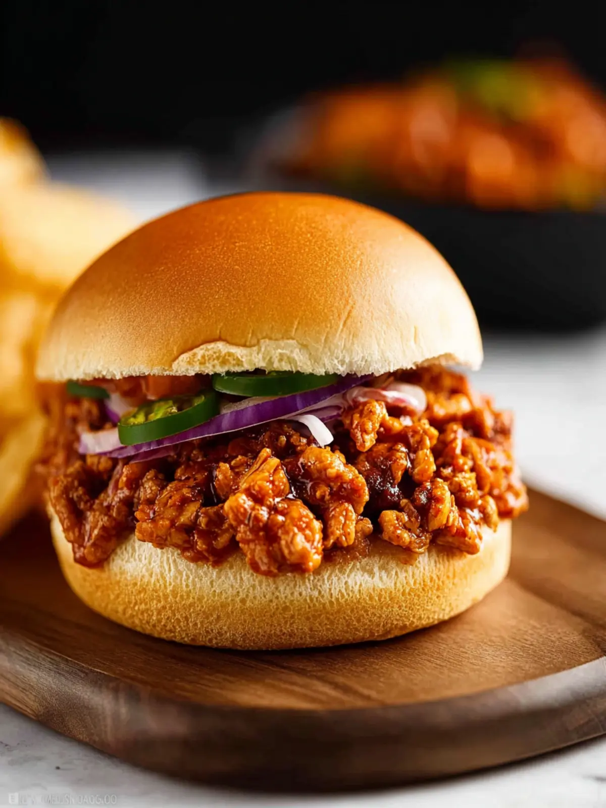 Cajun Chicken Sloppy Joes First Image