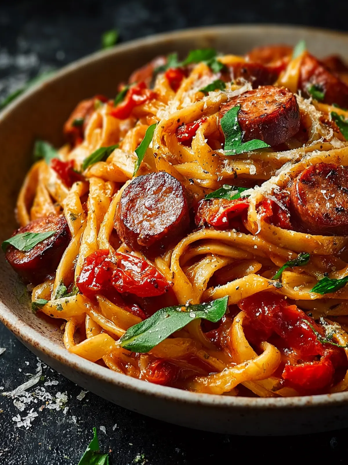 Cajun Sausage Pasta First Image