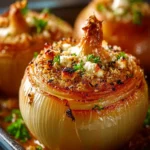 Greek Stuffed Onions First Image