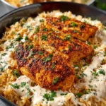 High Protein Creamy Cajun Chicken & Rice First Image