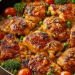 Honey-Garlic Chicken Casserole First Image