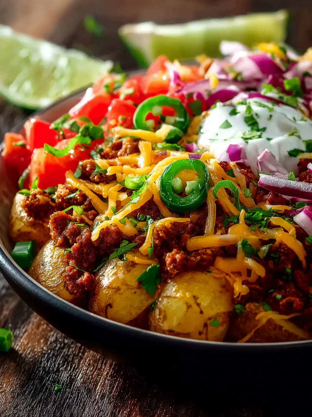 Loaded Potato Taco Bowl Recipe First Image