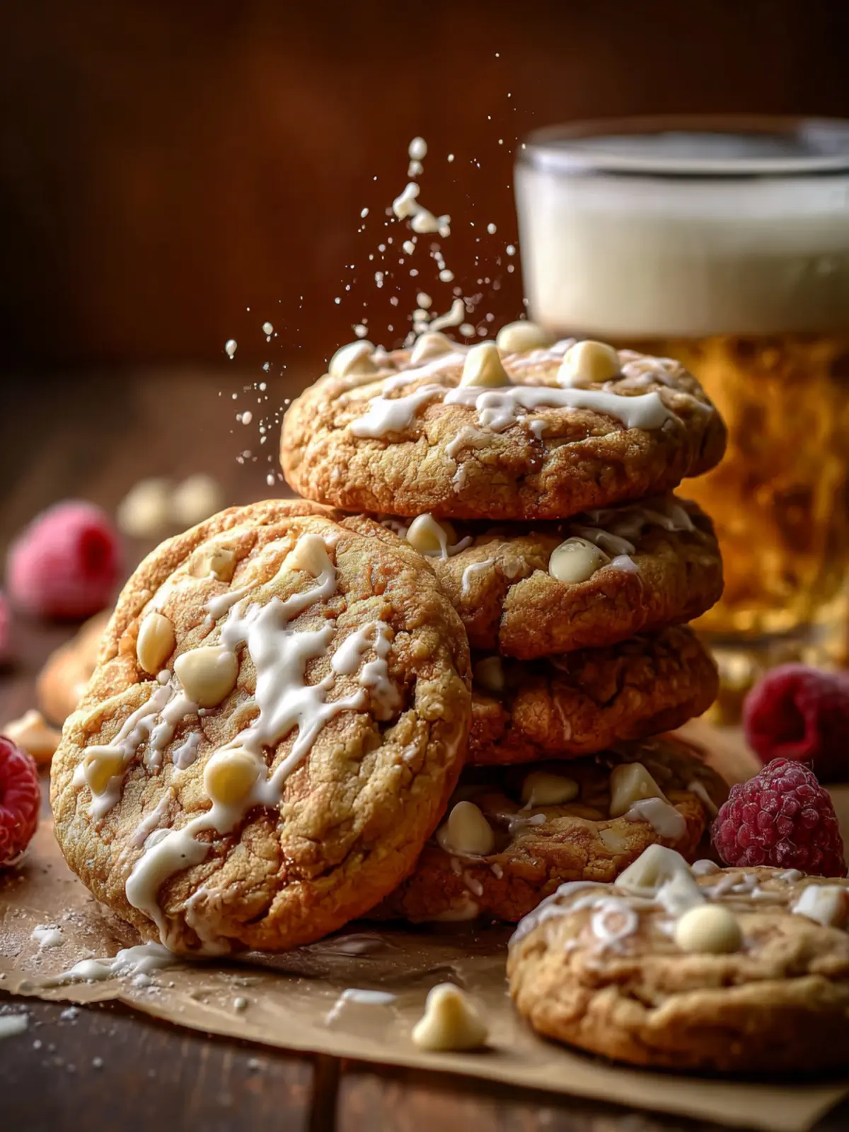 Perfect Non-Alcoholic White Chocolate Beer Cookies Recipe First Image