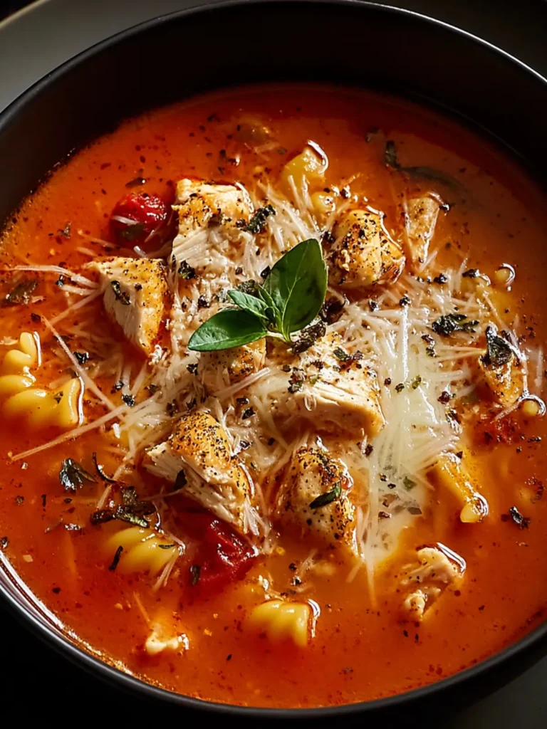 Crockpot Chicken Parmesan Soup First Image