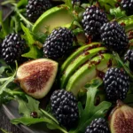 Blackberry Avocado Arugula Salad First Image