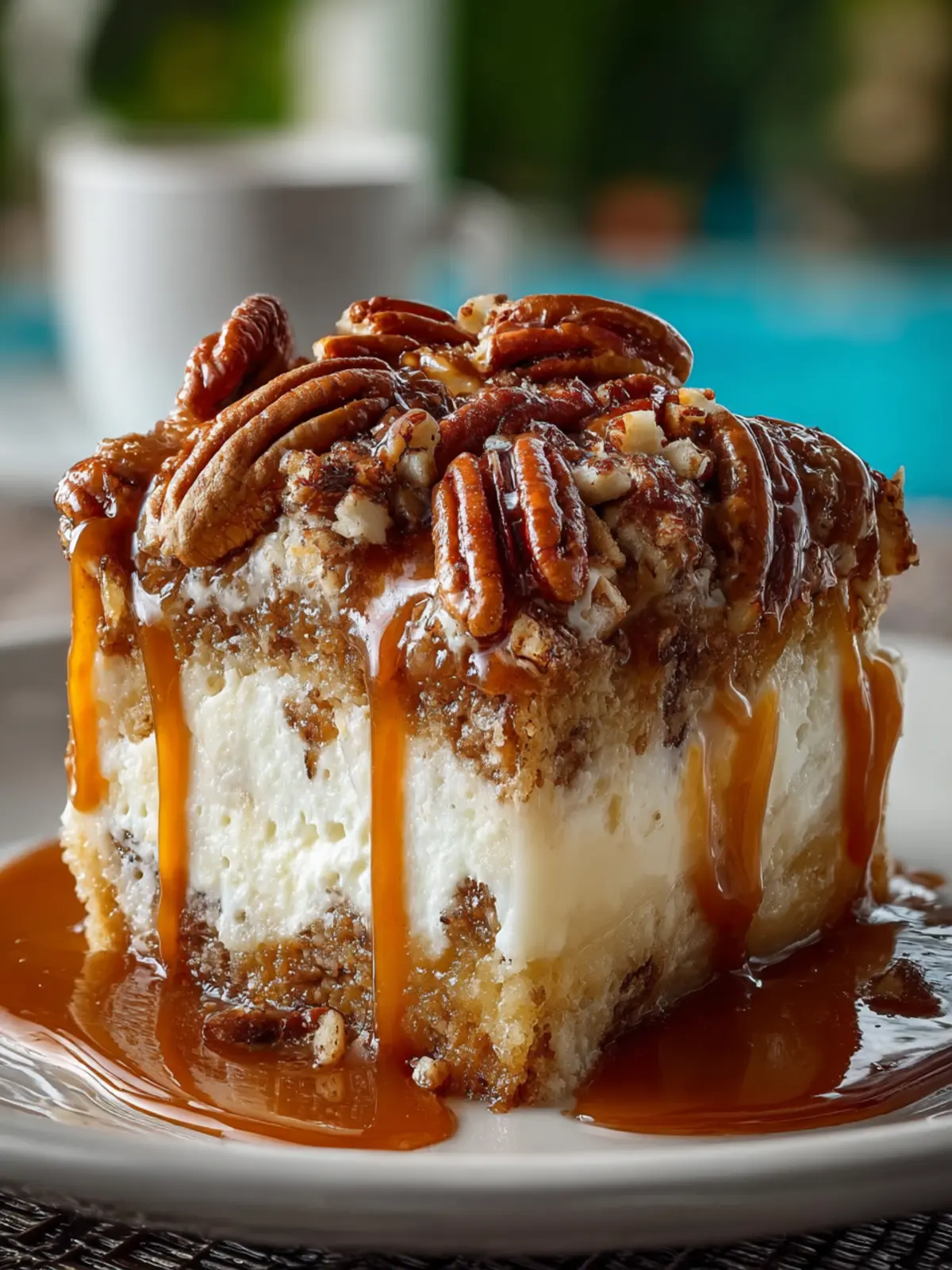 Butter Pecan Praline Poke Cake First Image