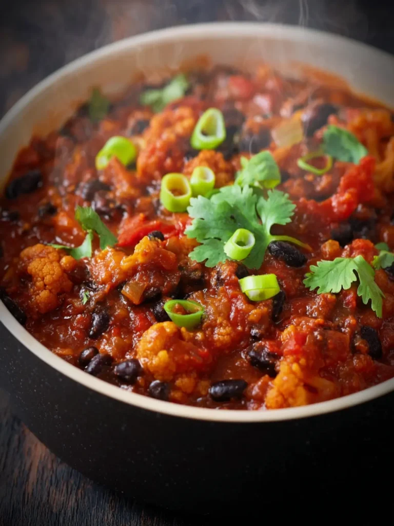 Cauliflower Black Bean Chili First Image
