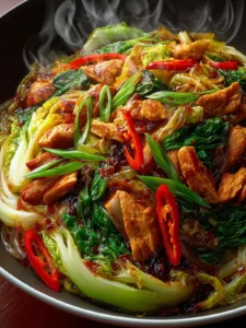 Chinese Chicken Cabbage Stir-Fry First Image