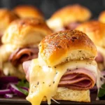 Extra Cheesy Hot Ham And Cheese Sliders First Image