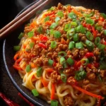 Ground Chicken Sweet Chili Noodles First Image