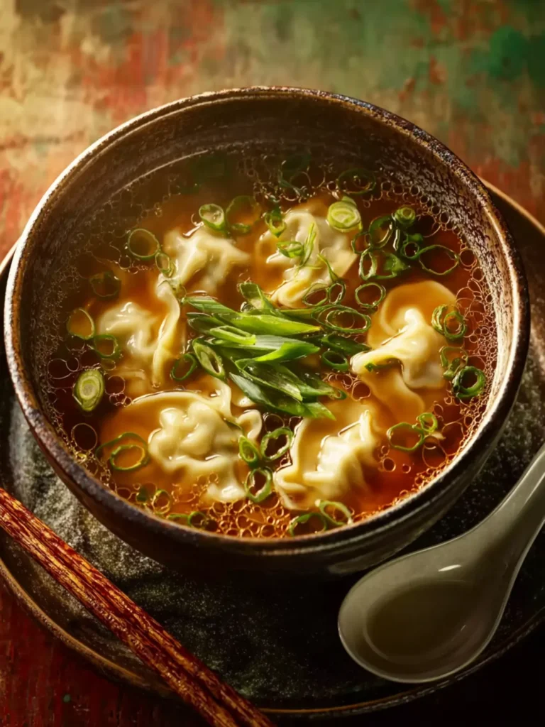 Gyoza Soup (Japanese Dumpling Soup) First Image