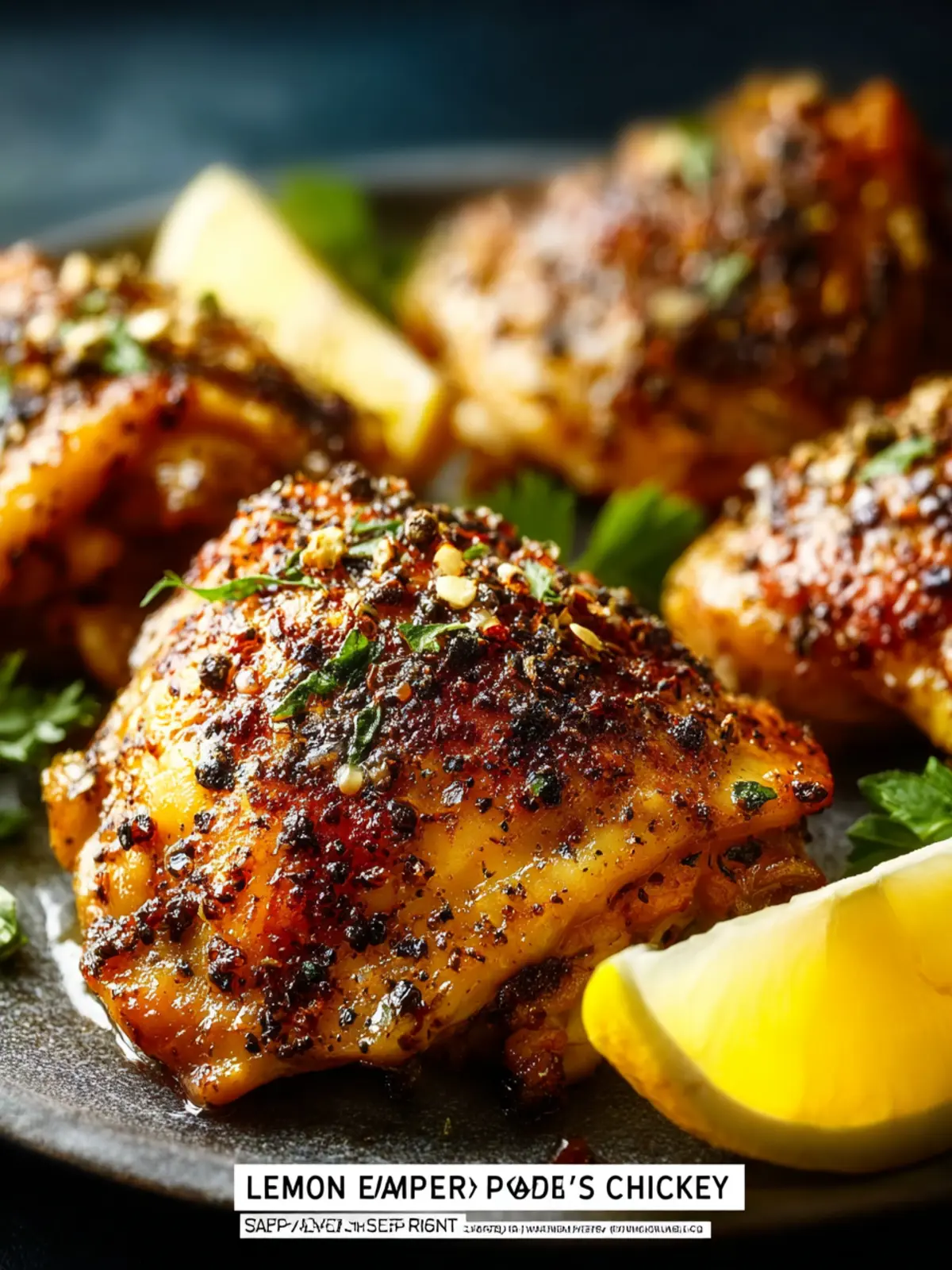 Lemon Pepper Chicken Thighs First Image