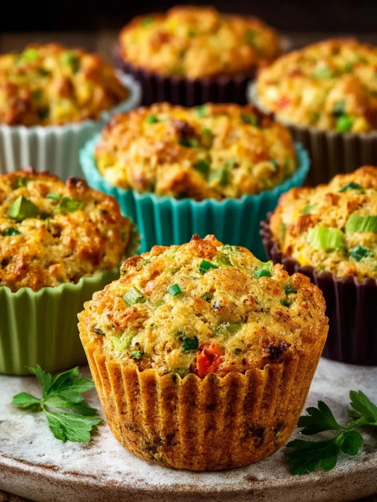 Low-Carb High-Fiber Savory Muffins First Image