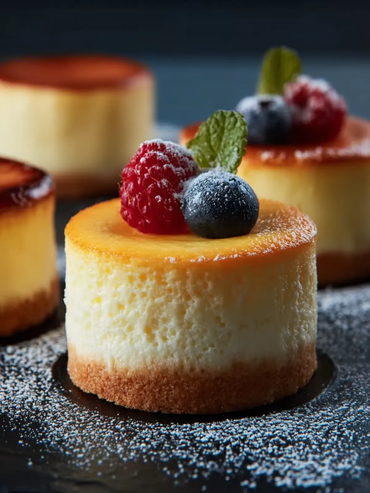 Mini Japanese Cheesecakes First Image