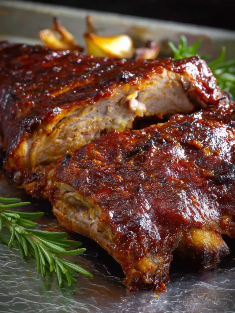 Oven Baked Ribs For One First Image