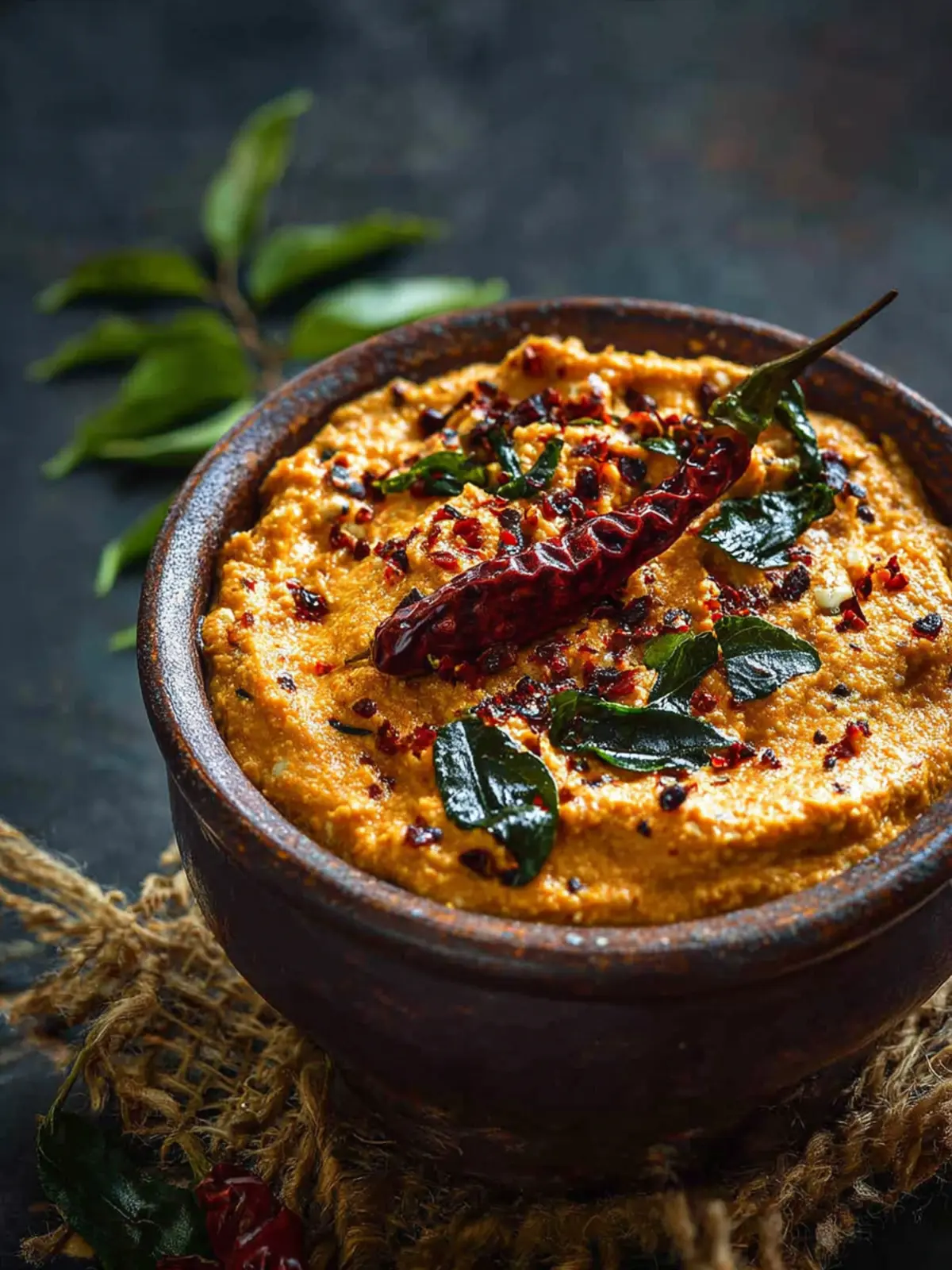 Andhra Style Peanut Chutney Recipe (Palli Chutney) First Image