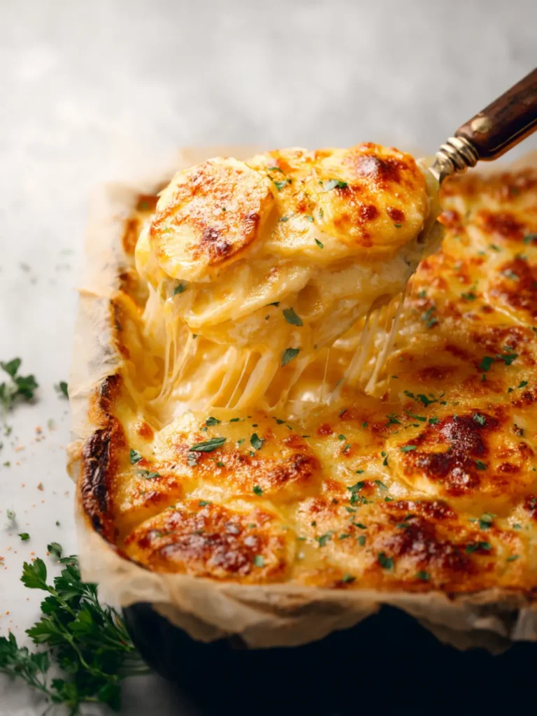 Cheesy Scalloped Potatoes First Image