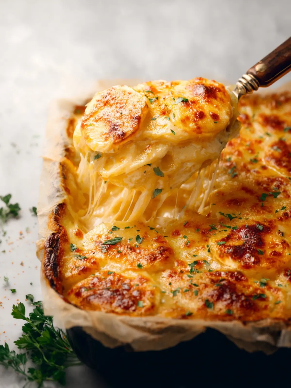 Cheesy Scalloped Potatoes First Image