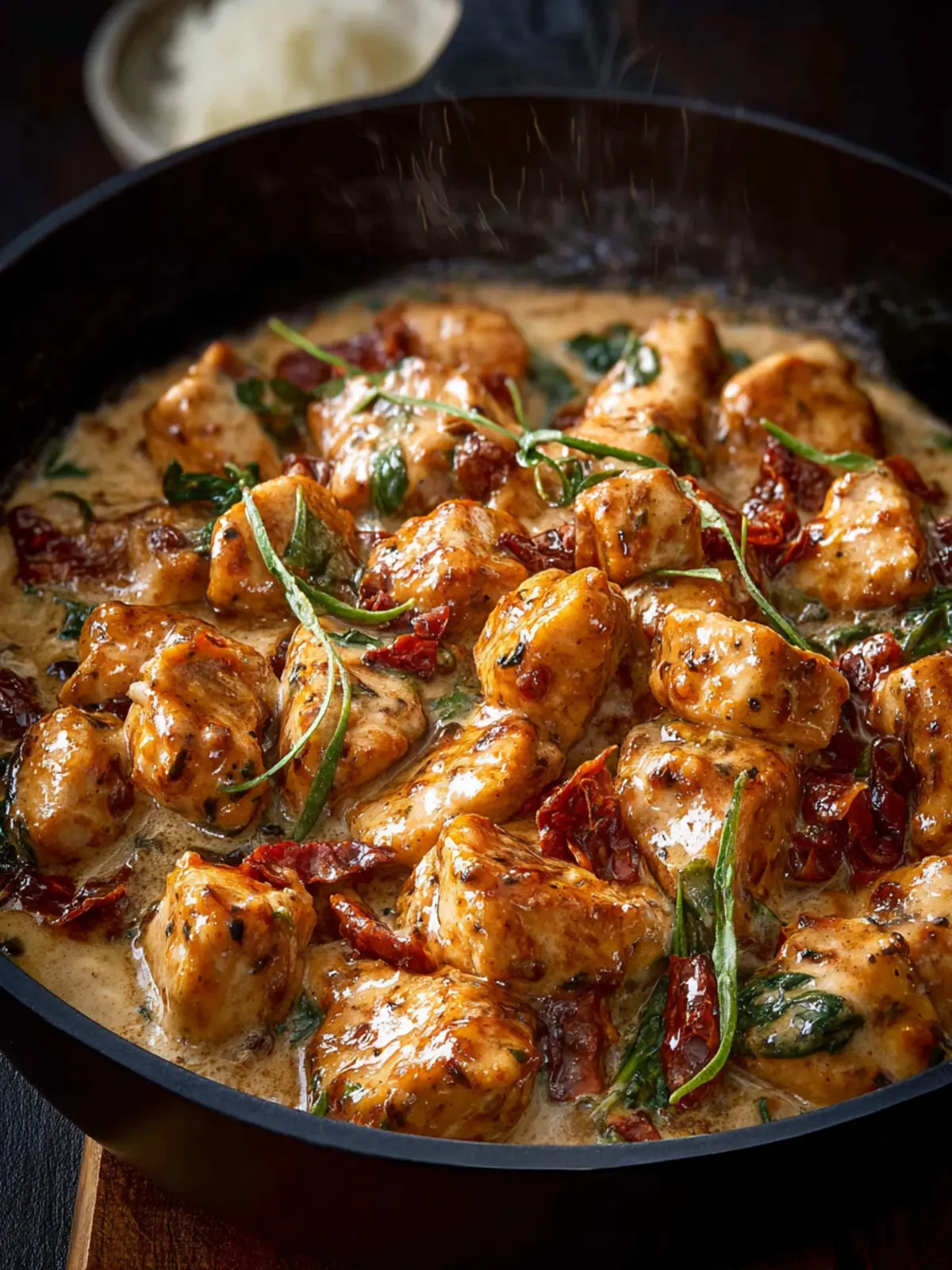 Creamy Tuscan Chicken Bites First Image