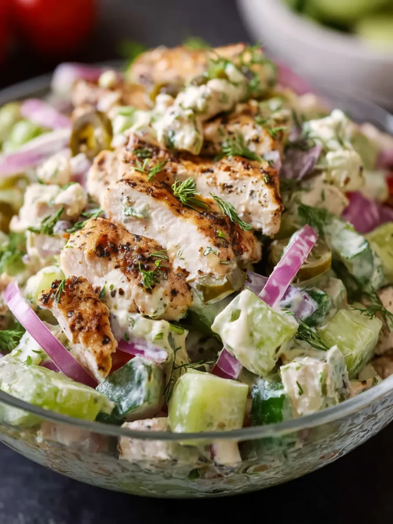 Dill Pickle Chicken Salad First Image