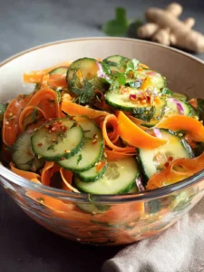 Easy Cucumber Carrot Salad Recipe (Asian-Inspired) First Image