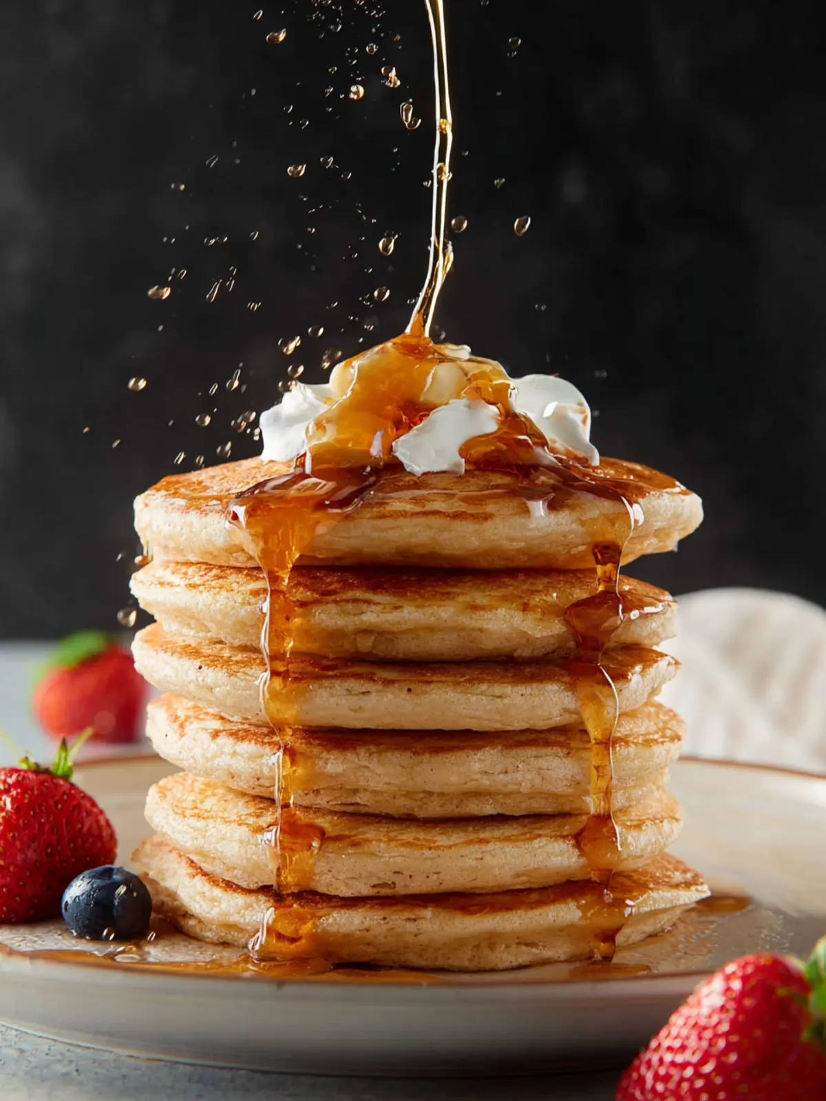 Greek Yogurt Pancakes First Image