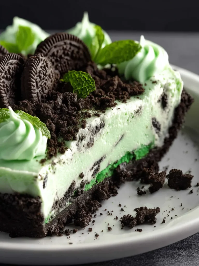 Mint Oreo Pie First Image