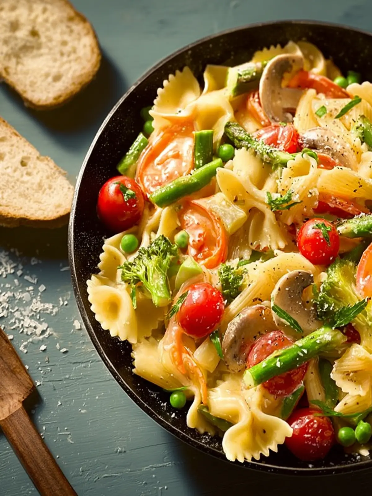 One Pot Pasta Primavera First Image